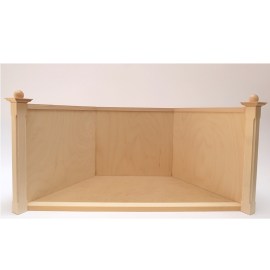 Puppenzimmer, klein, roh